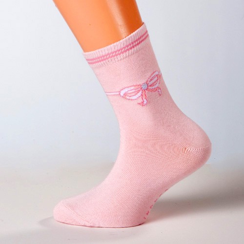 Socken Schleife rosa Größe 31, 32, 33, 34