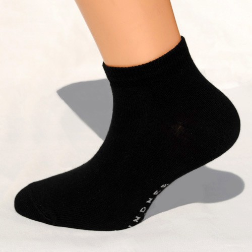 Sneaker-Socken schwarz Größe 36, 37, 38